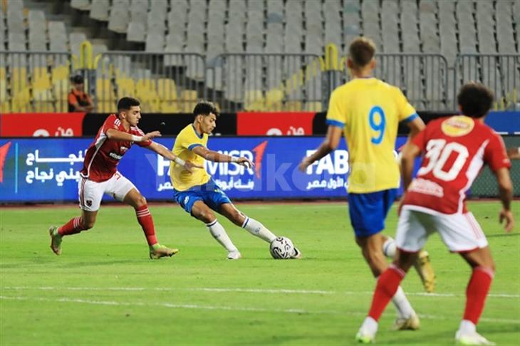 من مباراة الأهلي والإسماعيلي